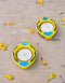 Blue Pottery T-Light Holder Set Of 2 Pcs.